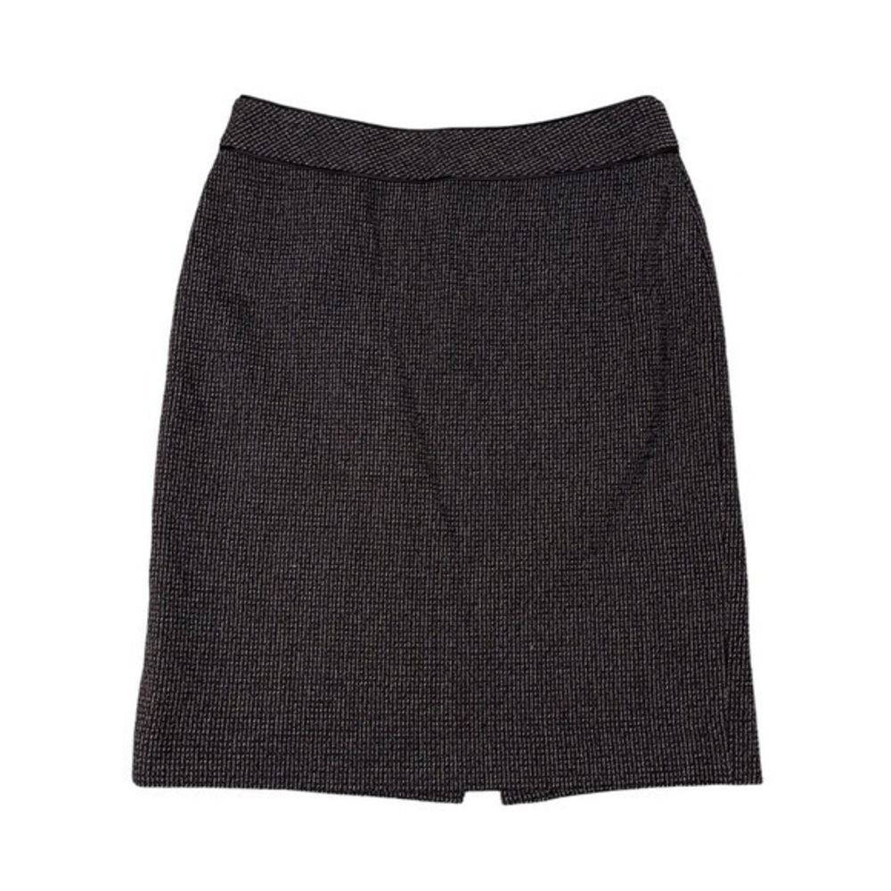 Ann Taylor Dark Gray Wool Blend Lined Pencil Skirt - Size 6